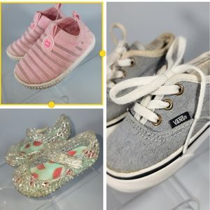 BMCITYBM VANS WONDER NATION Shoes Lot Girls Size 4 Outdoor Play Summer Preschool